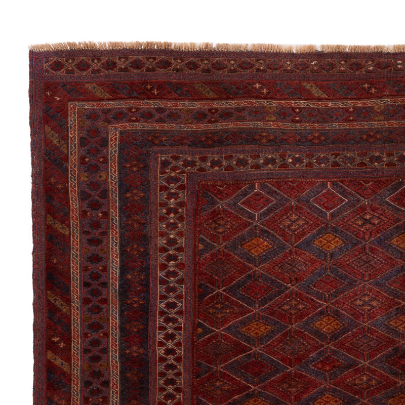 Kelim Afghan Teppich 204x269cm - rot