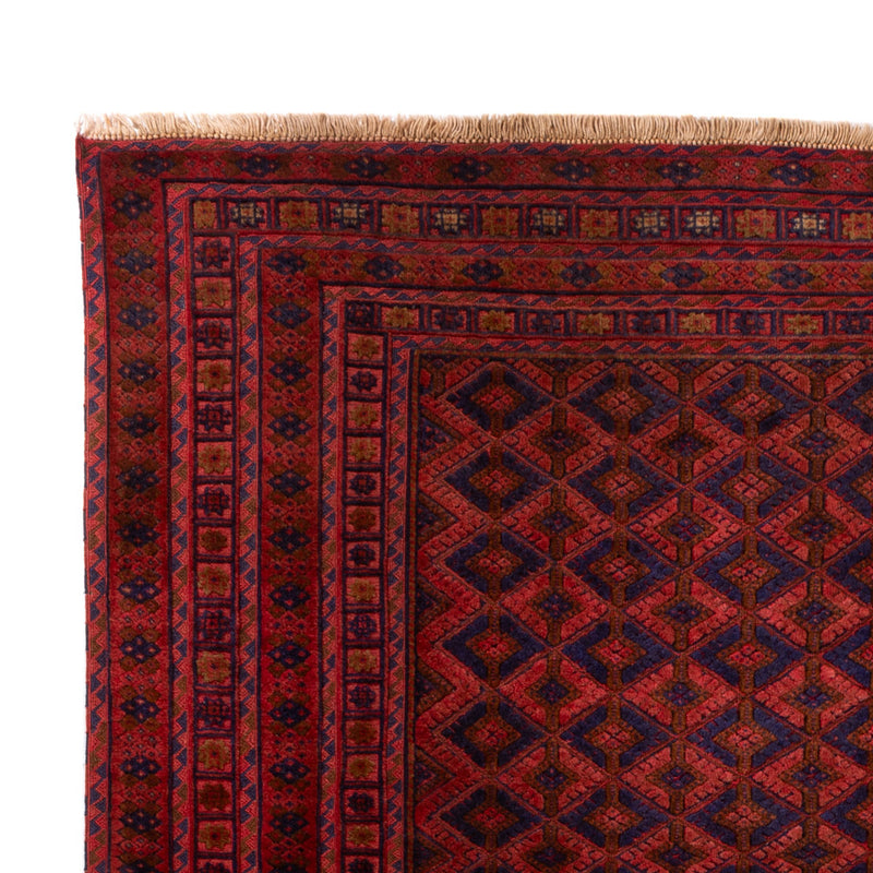 Kelim Afghan Teppich 200x292cm - rot
