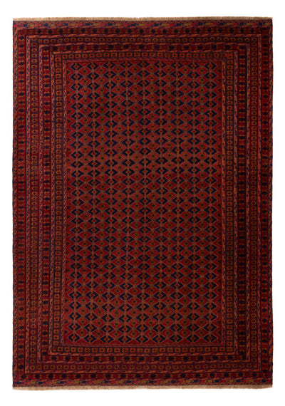 Kelim Afghan Teppich 204x287cm - rot