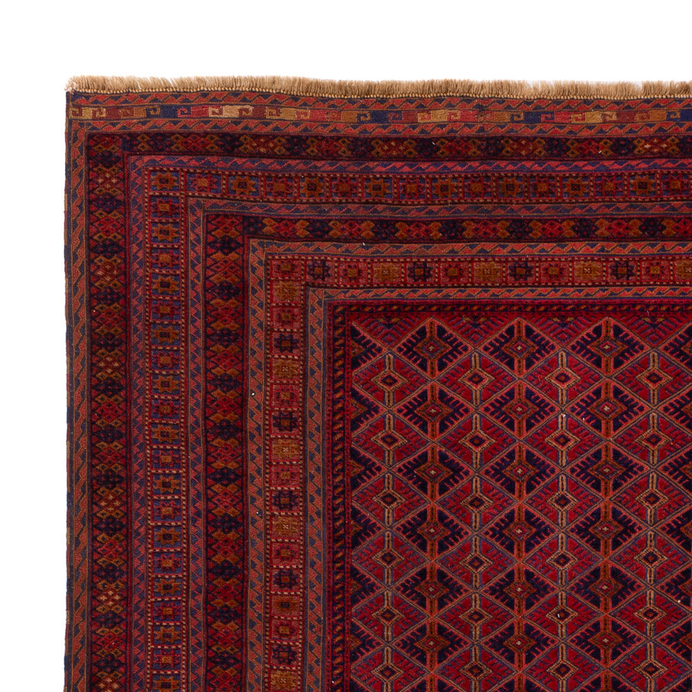 Kelim Afghan Teppich 207x285cm - rot