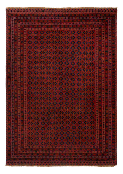 Kelim Afghan Teppich 208x288cm - rot