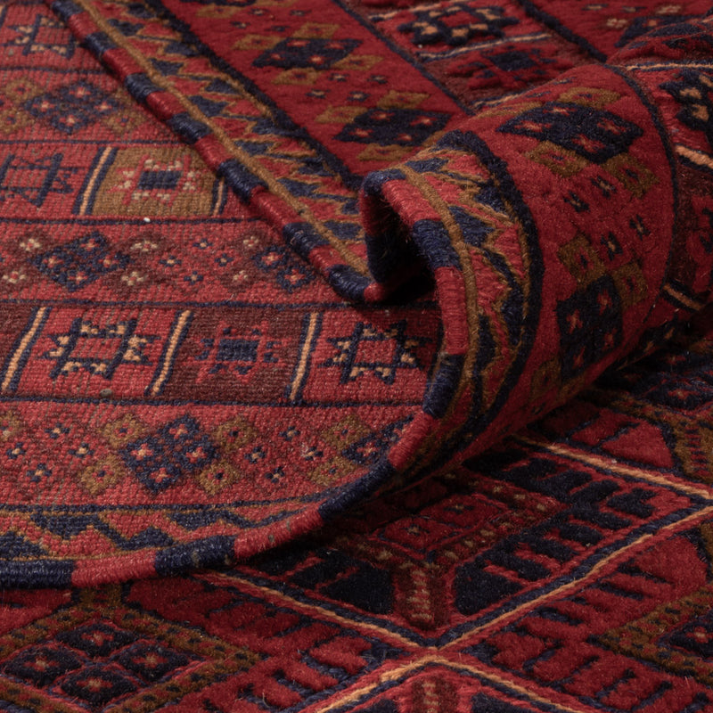 Kelim Afghan Teppich 201x303cm - rot