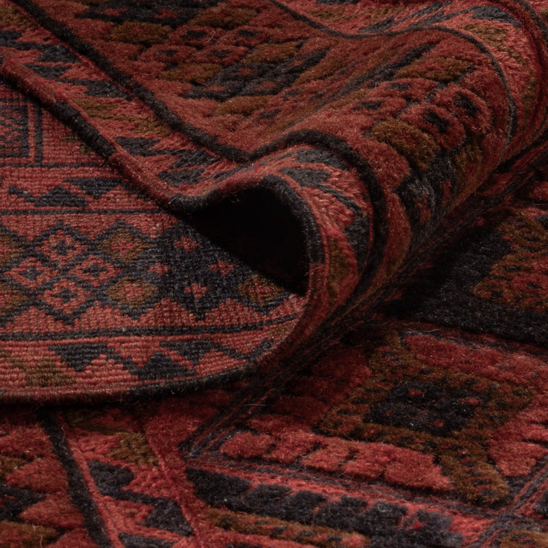Kelim Afghan Teppich 196x236cm - rot