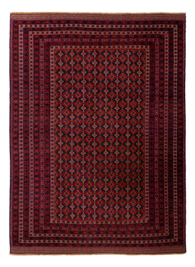Kelim Afghan Teppich 209x279cm - rot