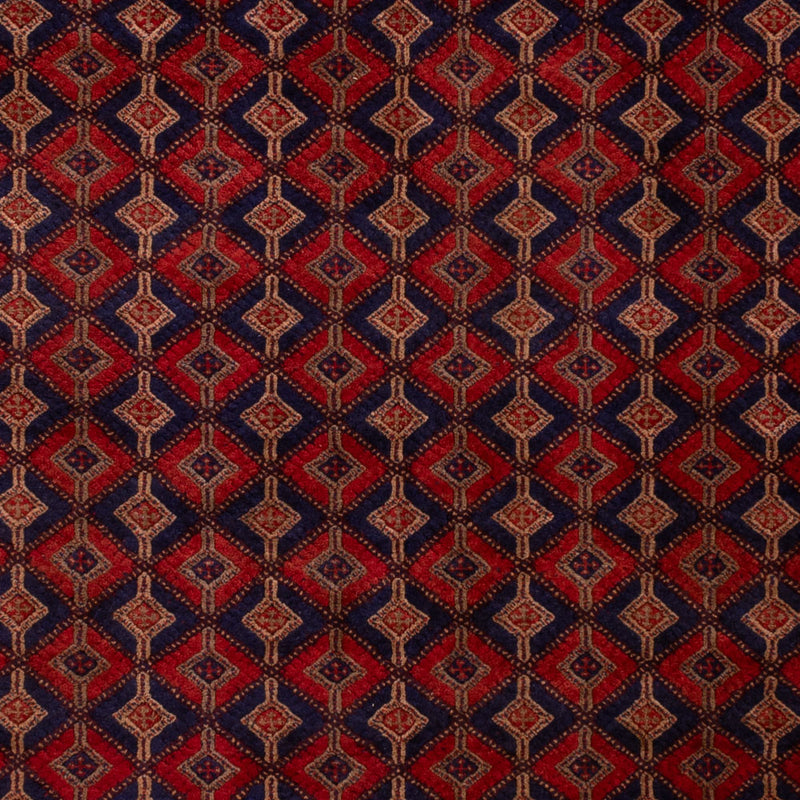 Kelim Afghan Teppich 209x279cm - rot