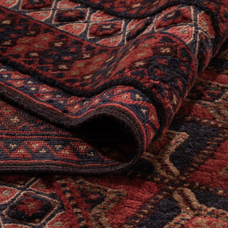 Kelim Afghan Teppich 209x279cm - rot