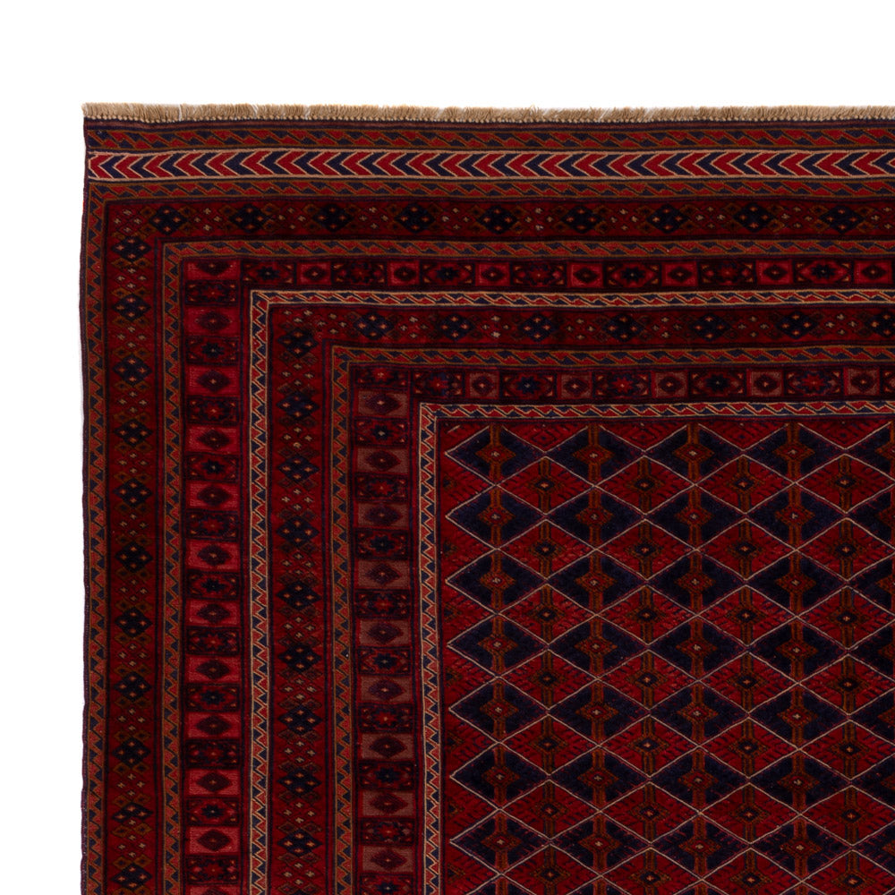 Kelim Afghan Teppich 202x277cm - rot