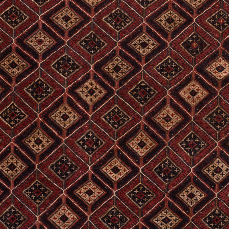 Kelim Afghan Teppich 198x270cm - rot