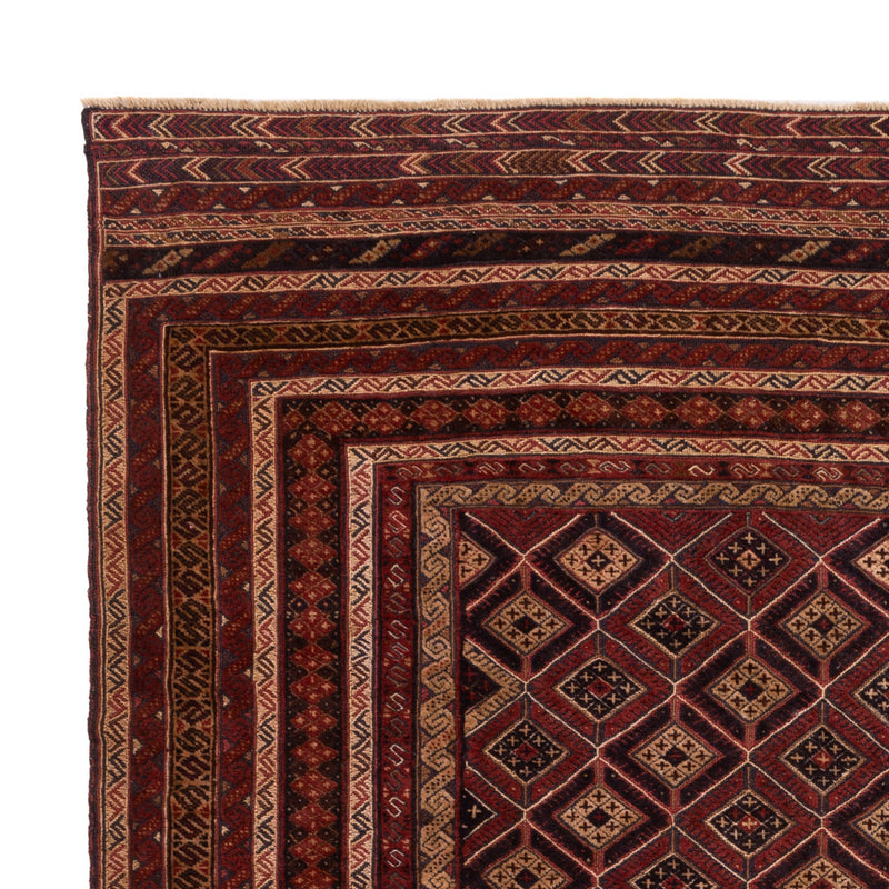 Kelim Afghan Teppich 198x270cm - rot