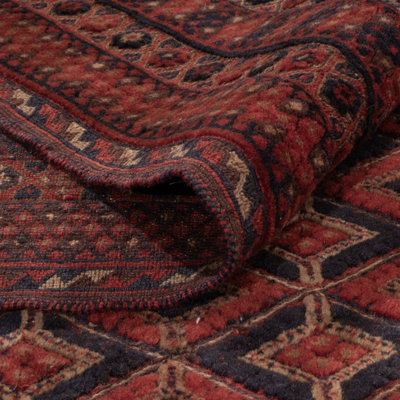Kelim Afghan Teppich 212x267cm - rot