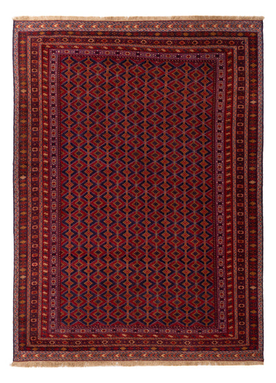 Kelim Afghan Teppich 200x278cm - rot