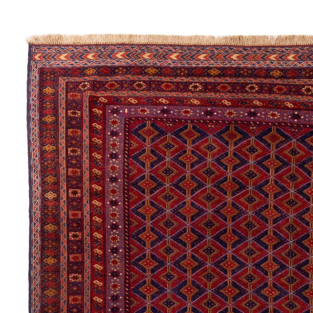 Kelim Afghan Teppich 200x278cm - rot