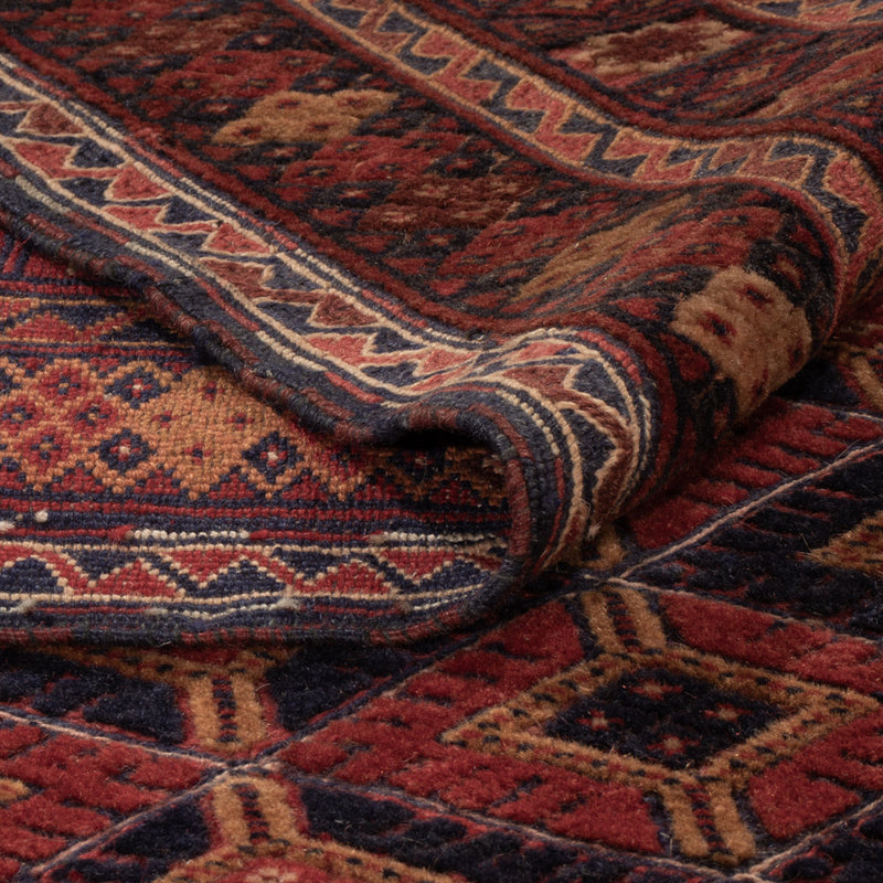 Kelim Afghan Teppich 200x278cm - rot
