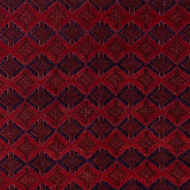Kelim Afghan Teppich 214x275cm - rot