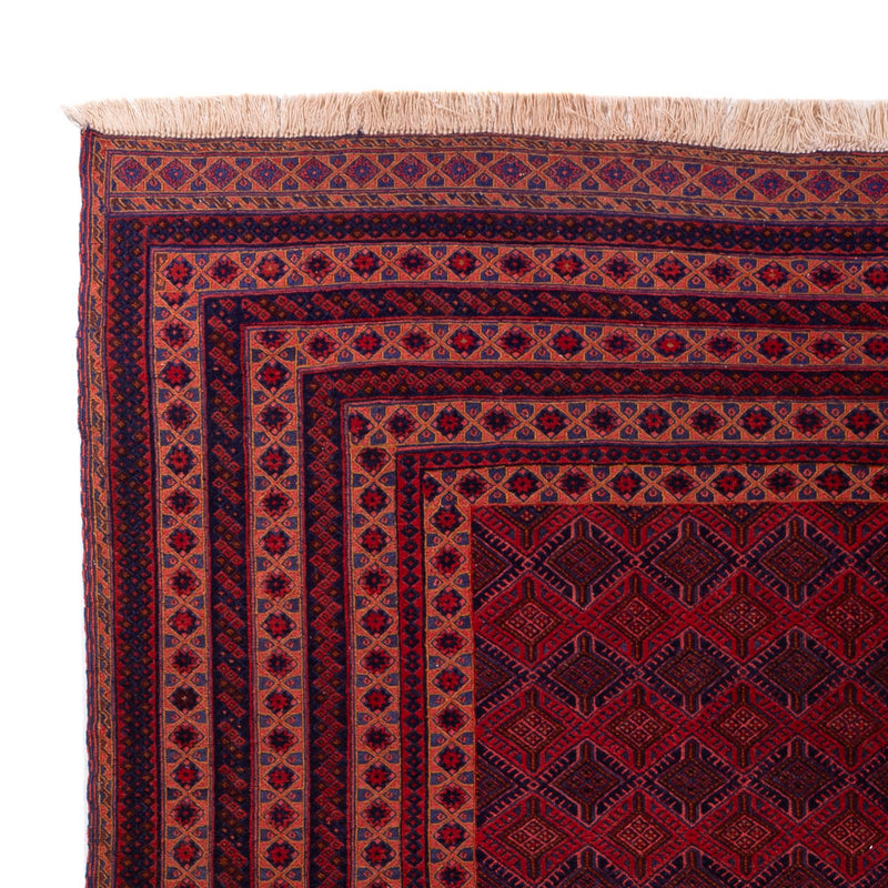 Kelim Afghan Teppich 214x275cm - rot
