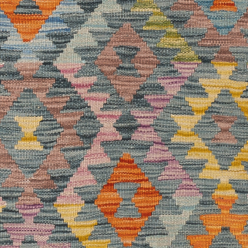 Kelim Teppich - Splash - 102 x 152 cm - bunt