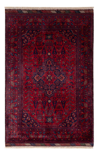 Afghan Teppich 100x150cm - Orientteppich - rot – product image
