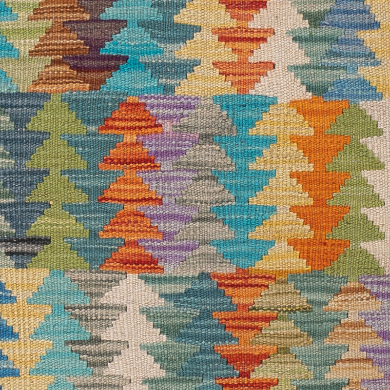 Kelim Teppich - Splash - 104 x 151 cm - bunt