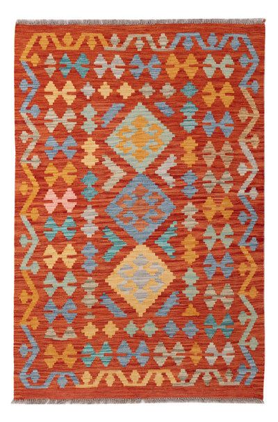 Kelim Maimene Teppich 100x150cm - bunt