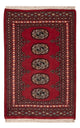 Pakistan Teppich 62x92cm - Orientteppich - rot