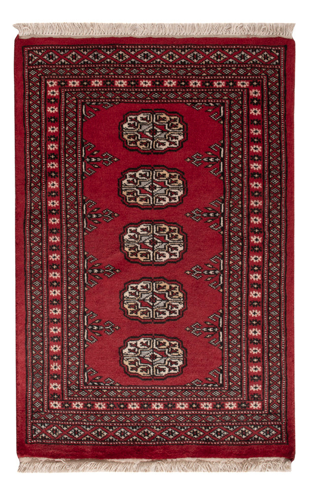 Pakistan Teppich 63x95cm - Orientteppich - rot