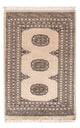 Pakistan Teppich 61x94cm - Orientteppich - creme