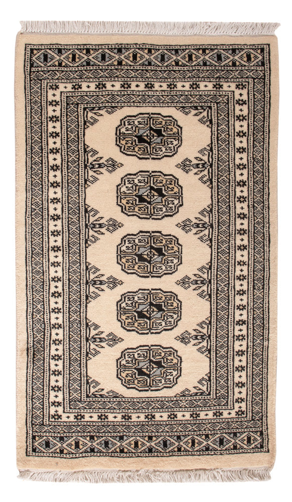 Pakistan Teppich 61x95cm - Orientteppich - creme
