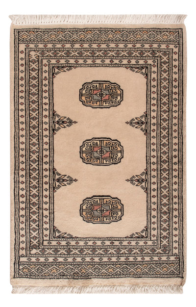Pakistan Teppich 62x94cm - Orientteppich - creme
