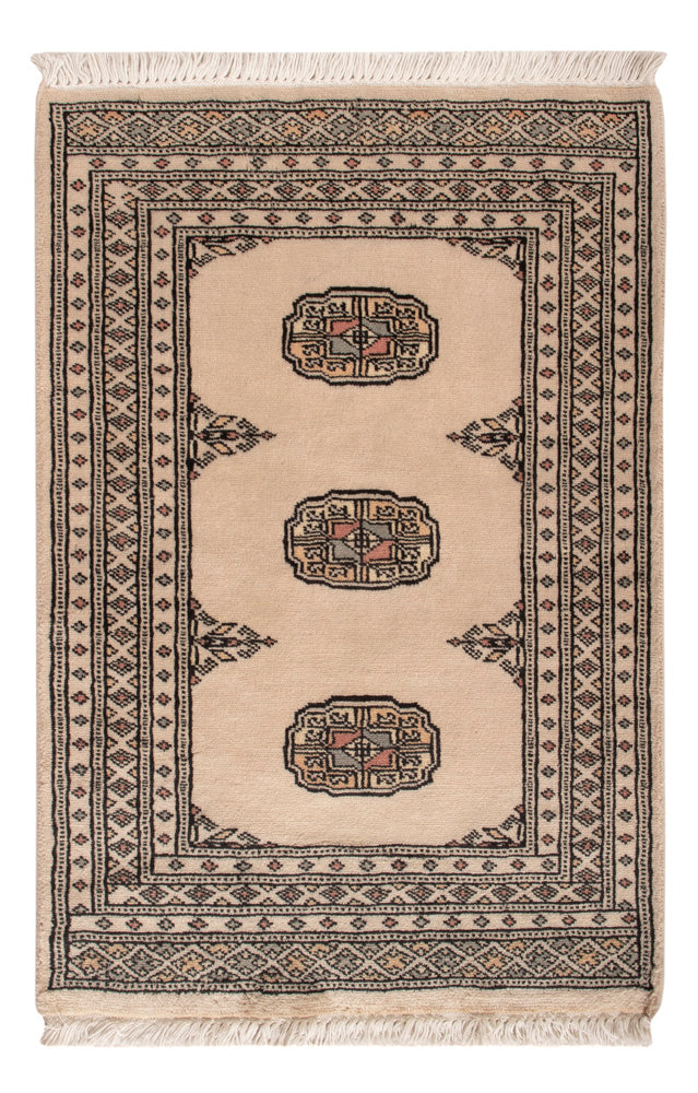 Pakistan Teppich 62x94cm - Orientteppich - creme