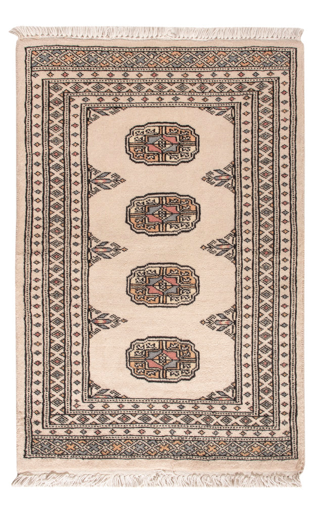 Pakistan Teppich 61x90cm - Orientteppich - creme
