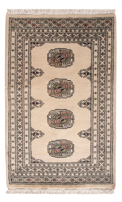 Pakistan Teppich 60x97cm - Orientteppich - creme