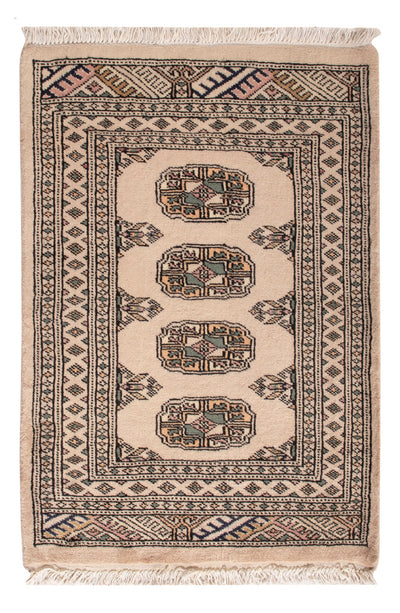 Pakistan Teppich 65x91cm - Orientteppich - creme