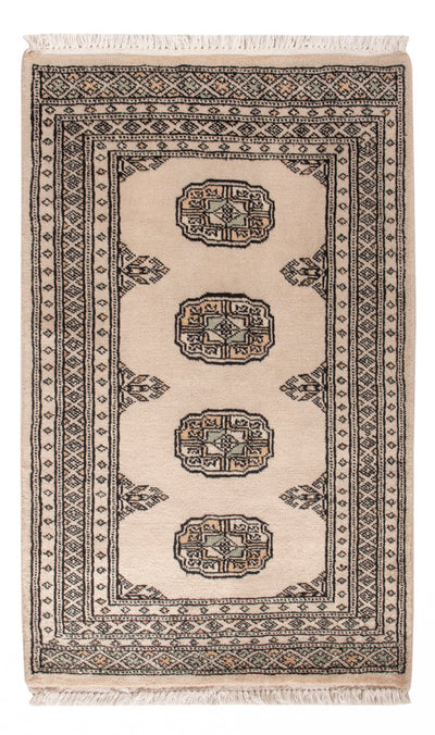 Pakistan Teppich 63x98cm - Orientteppich - creme