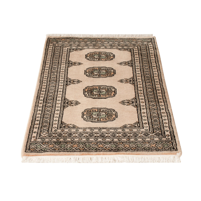 Pakistan Teppich 63x98cm - Orientteppich - creme