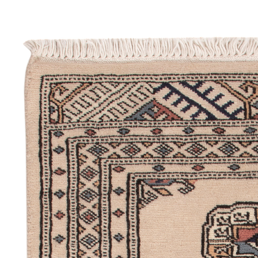 Pakistan Teppich 63x93cm - Orientteppich - creme