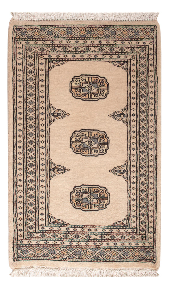Pakistan Teppich 60x93cm - Orientteppich - creme