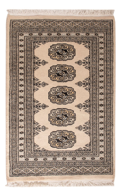 Pakistan Teppich 61x90cm - Orientteppich - creme