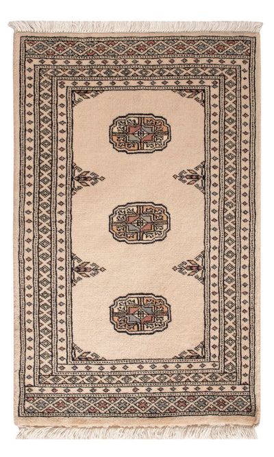 Pakistan Teppich 60x96cm - Orientteppich - creme
