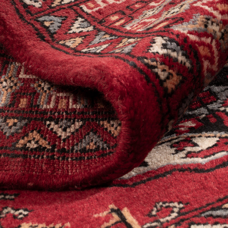 Pakistan Teppich 64x90cm - Orientteppich - rot