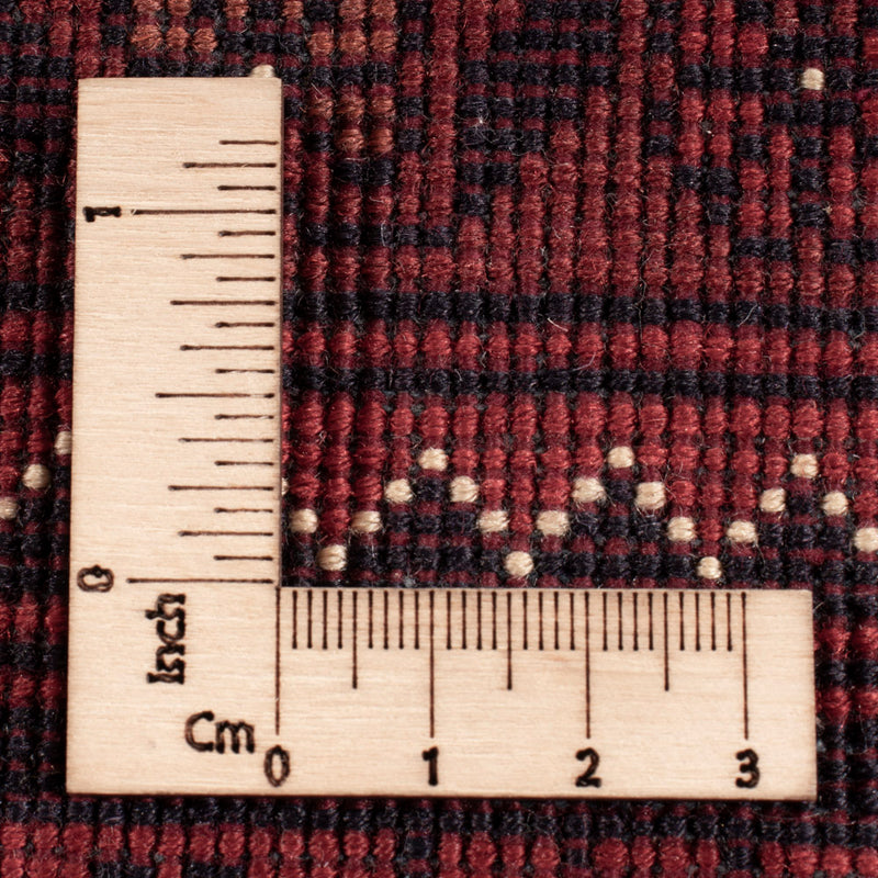 Afghan Teppich 100x148cm - Orientteppich - rot