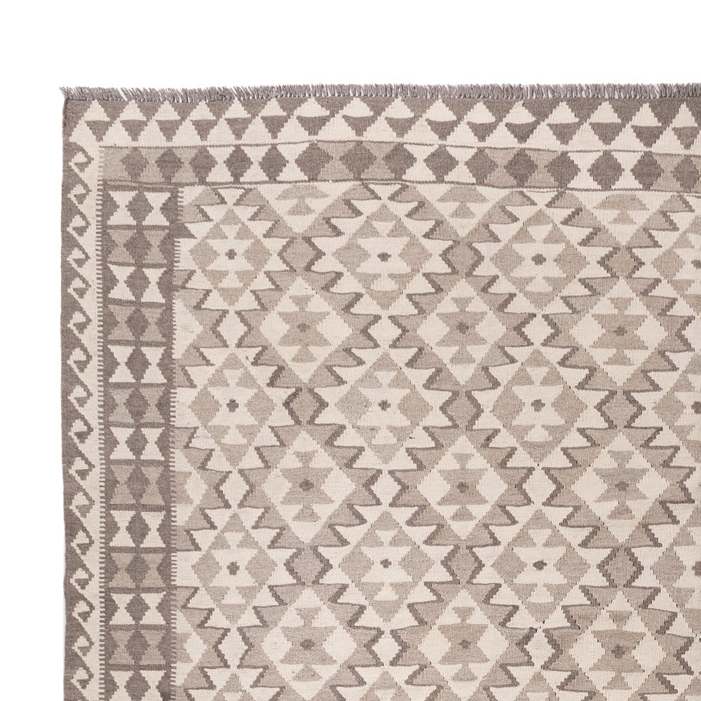 Kelim Maimene Teppich 251x352cm - natur