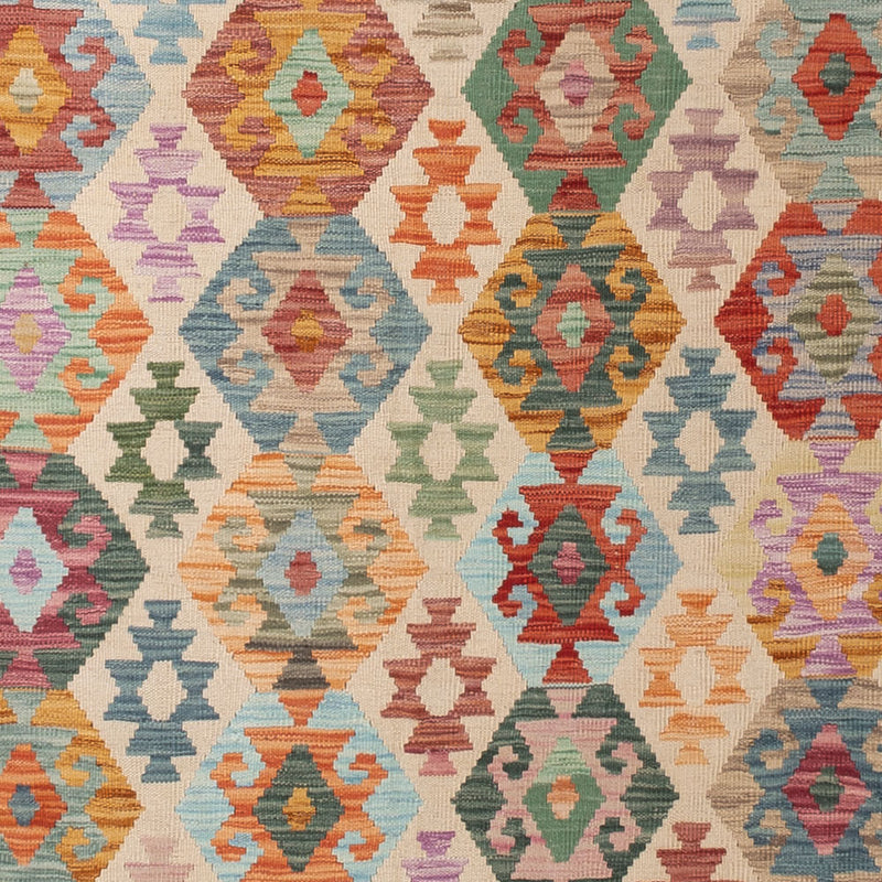 Kelim Maimene Teppich 258x358cm - bunt