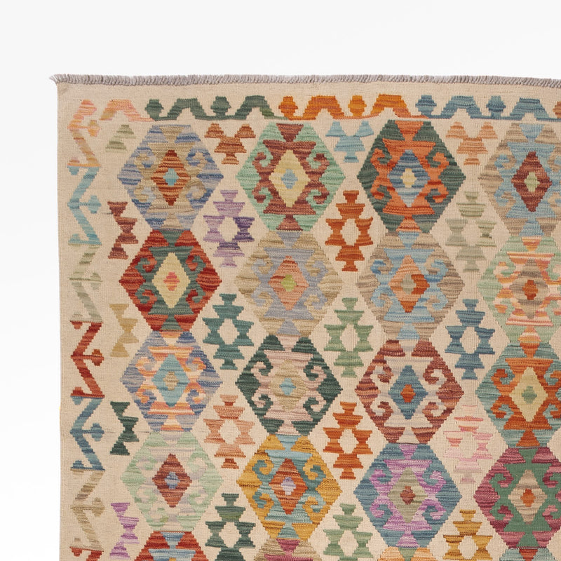 Kelim Maimene Teppich 258x358cm - bunt