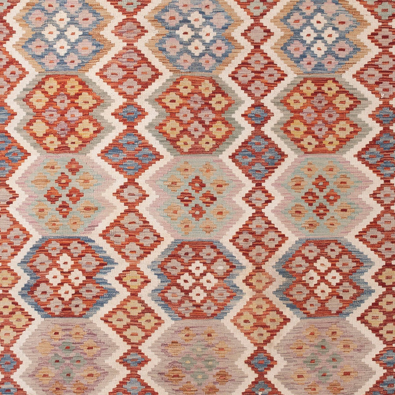 Kelim Maimene Teppich 306x403cm - bunt