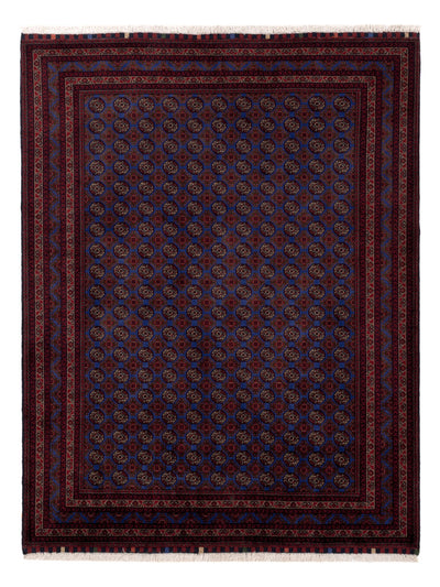 Afghan Teppich 151x195cm - Orientteppich - blau
