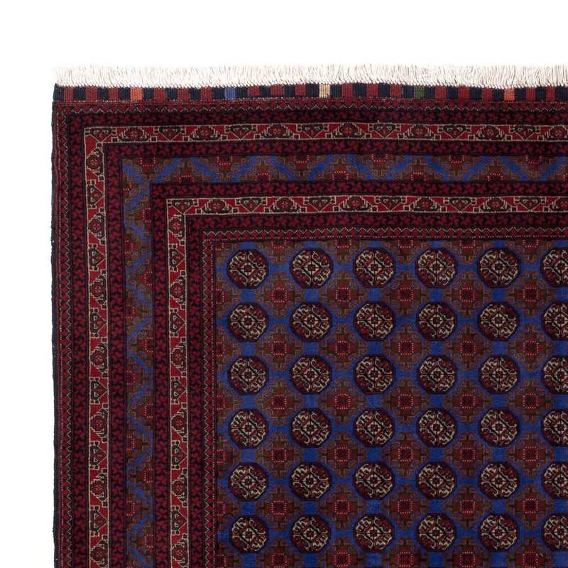 Afghan Teppich 151x195cm - Orientteppich - blau