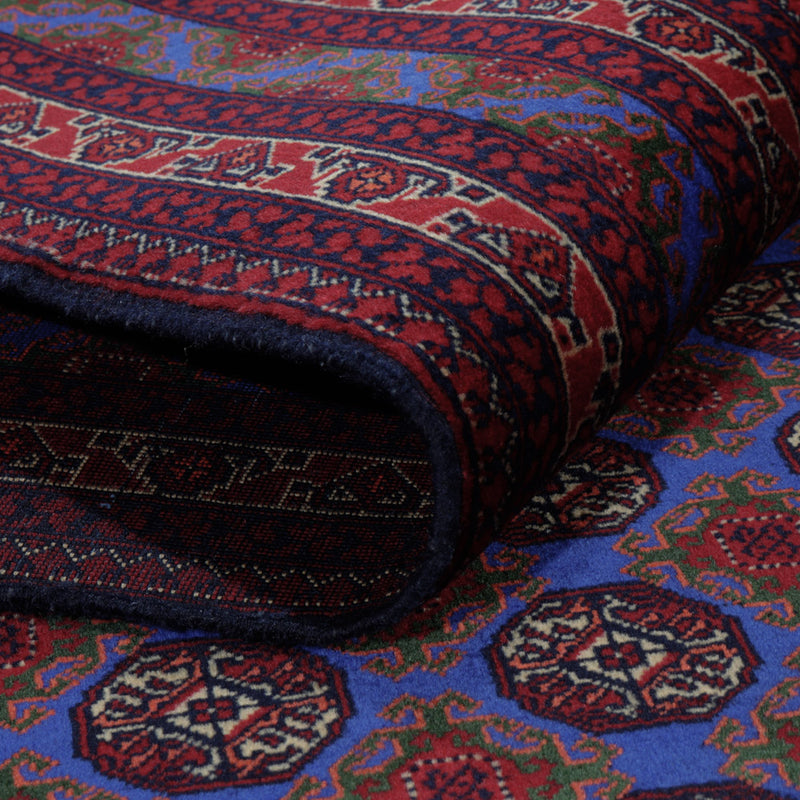 Afghan Teppich 151x195cm - Orientteppich - blau