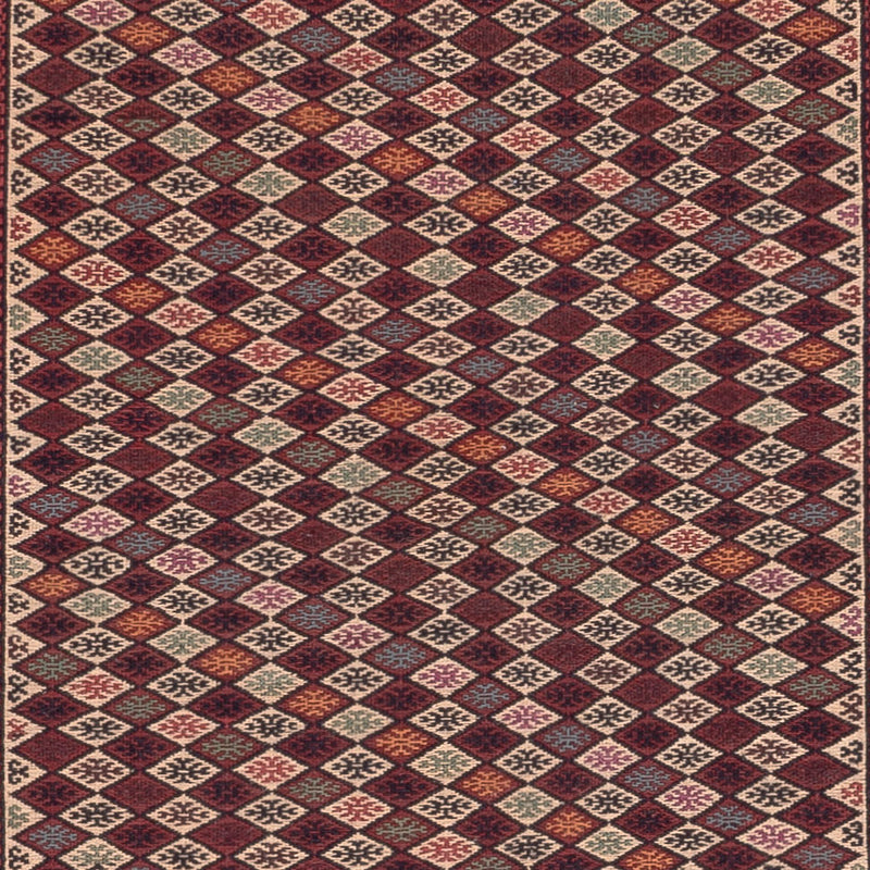 Kelim Afghan Teppich 120x186cm - mehrfarbig