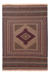 Kelim Afghan Teppich 127x188cm - mehrfarbig – product image