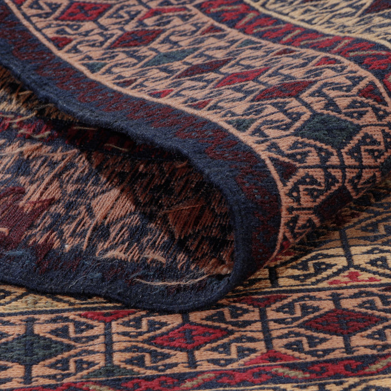 Kelim Afghan Teppich 127x188cm - mehrfarbig